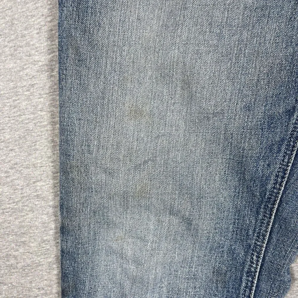 Ariat Legacy M2 Jeans Mens 34x32 Blue Light Wash Relaxed Boot Cut Distressed